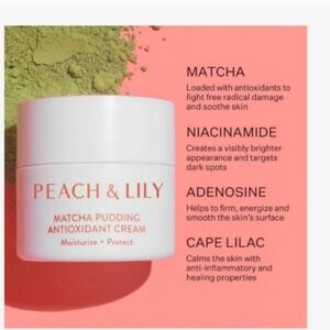 Peach & Lily Matcha Pudding Antioxidant Cream